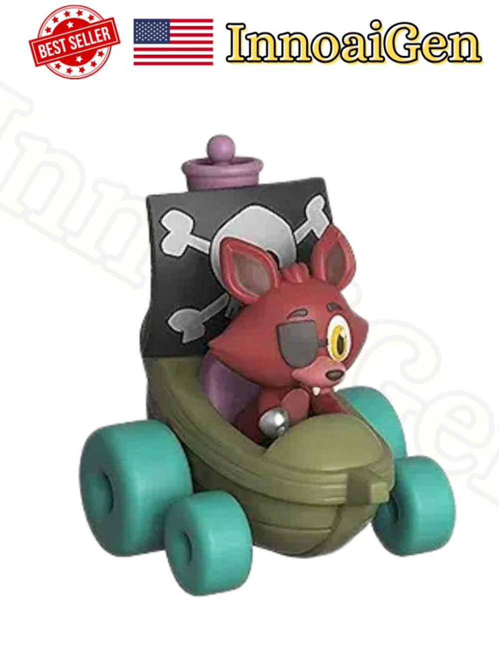 Funko Five Nights at Freddy’s Foxy the Pirate Racers Figure Collectible NWOB 3"